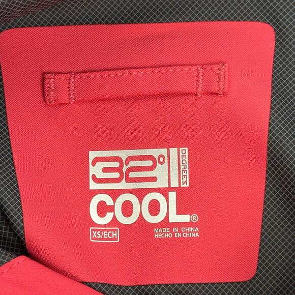 32 Degrees Paradise Pink Hooded Water Resistant Raincoat Rain Coat Zip Womens XS - Picture 6 of 12